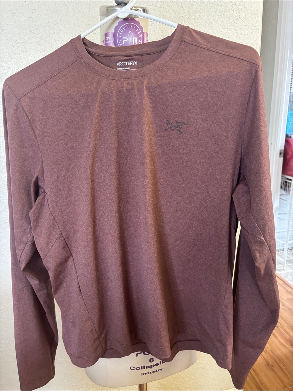 Arc'teryx Men's Long Sleeve Crew Shirt - Maroon